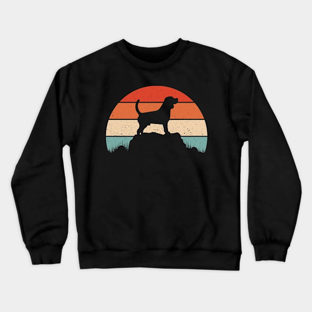 Beagle Dog Crewneck Sweatshirt by Tesszero